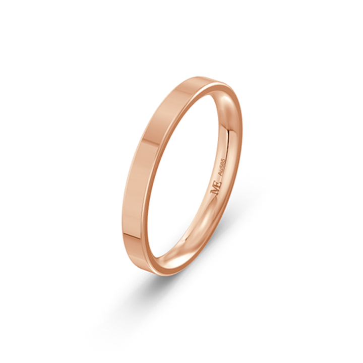 2,5 mm modernus vestuvinis žiedas