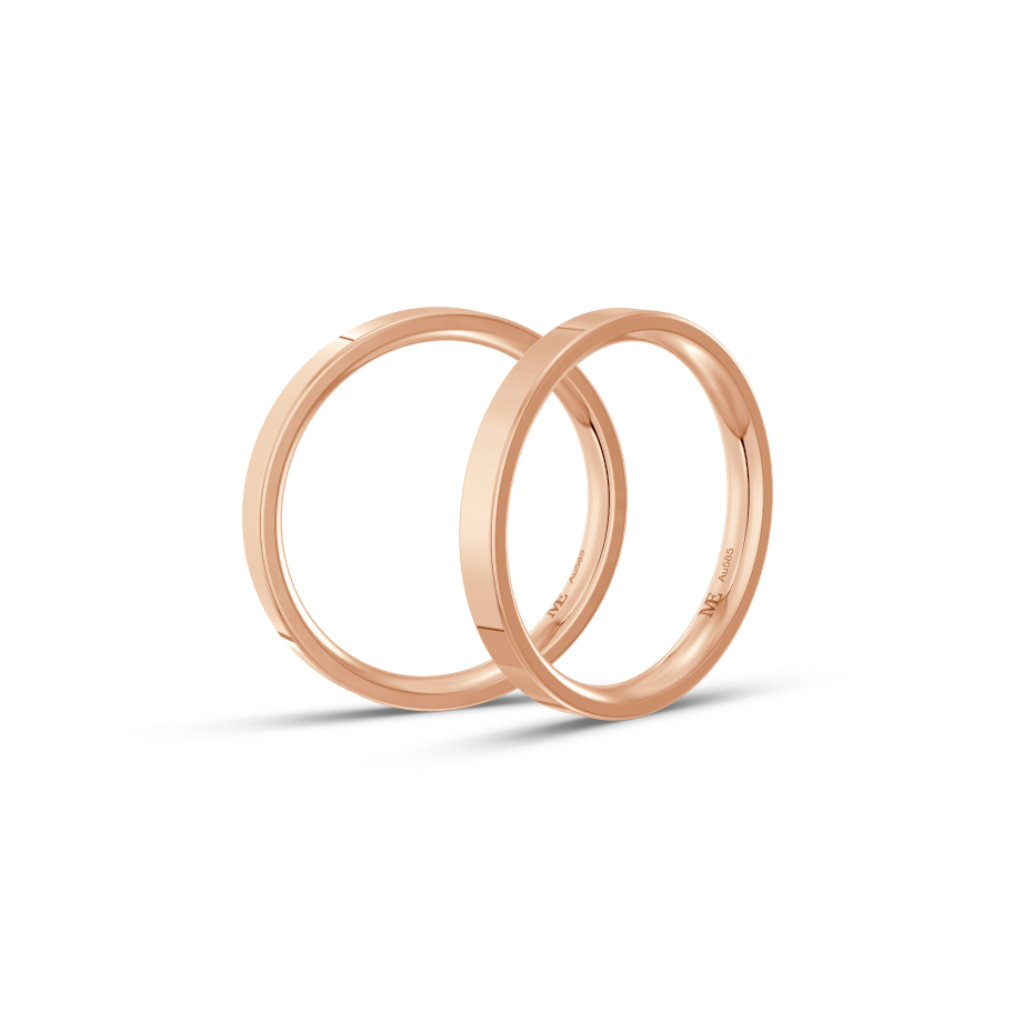 2,5 mm modernus vestuvinis žiedas