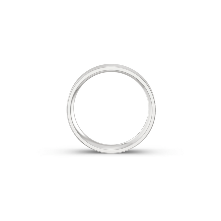 Balto aukso 4 mm vestuvinis žiedas