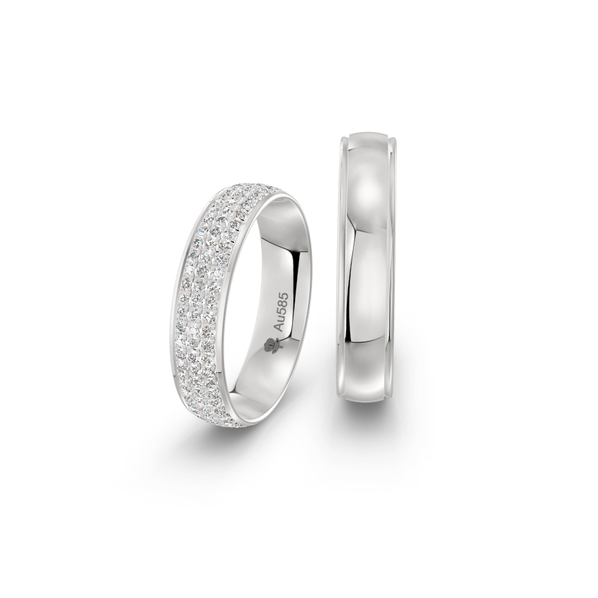 Prabangūs vestuviniai žiedai